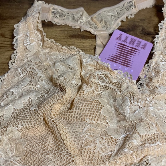 NWT Savage X Fenty Bralette - Light Creme - Picture 7 of 8